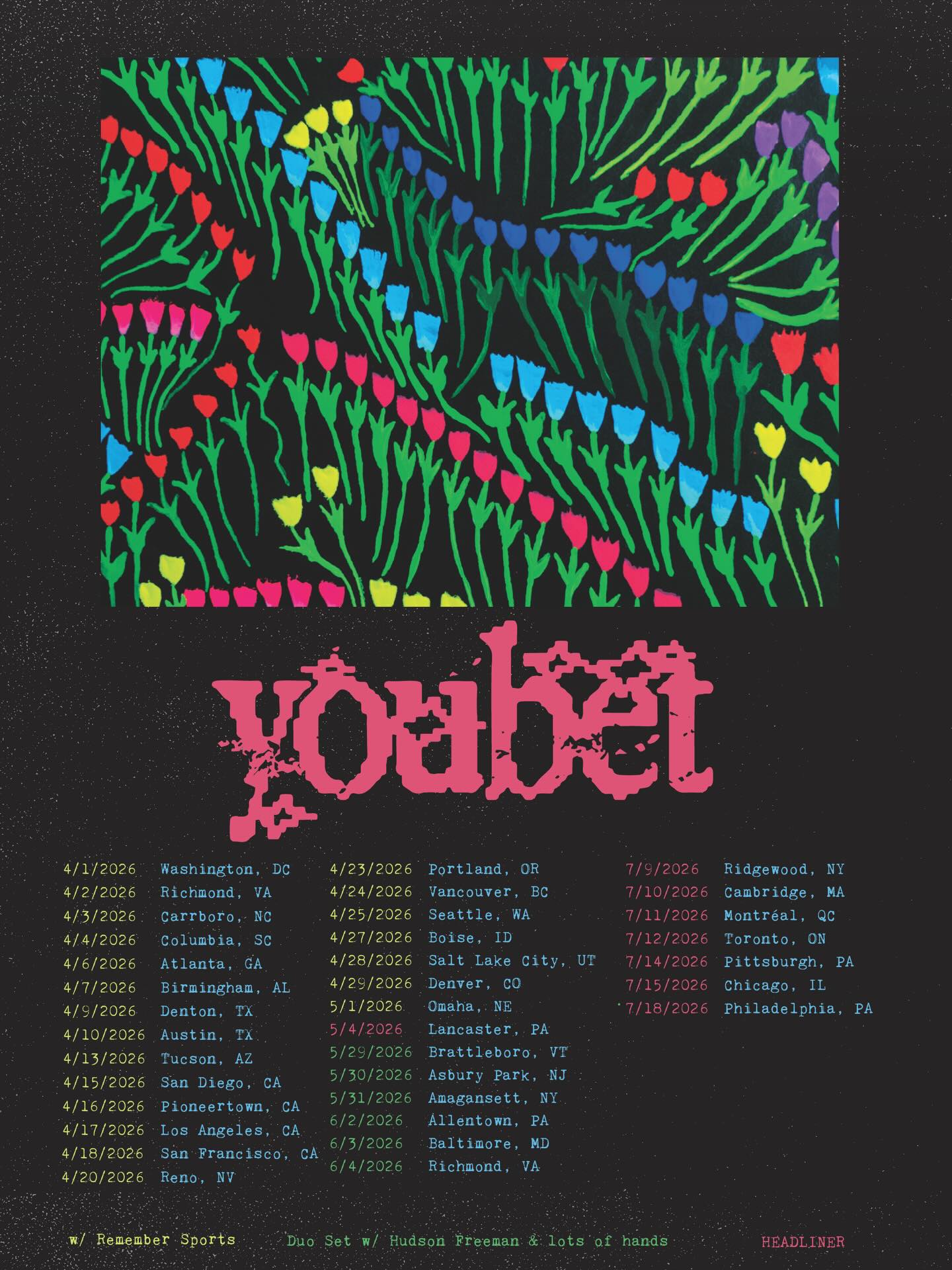 youbet Tour Poster 2026
